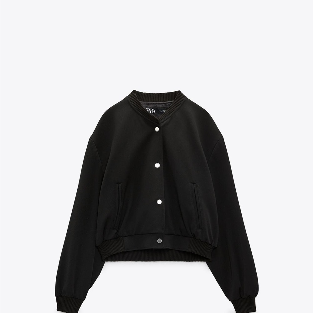 Black Bomber Jacket Zara